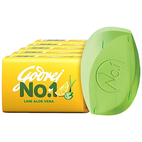 Godrej No.1 Soap Lime And Aloe Vera Pack of 5